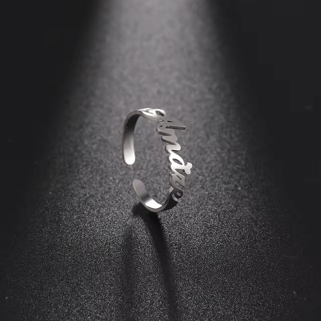 Custom Ring with 1 to 4 Engraved First Names 