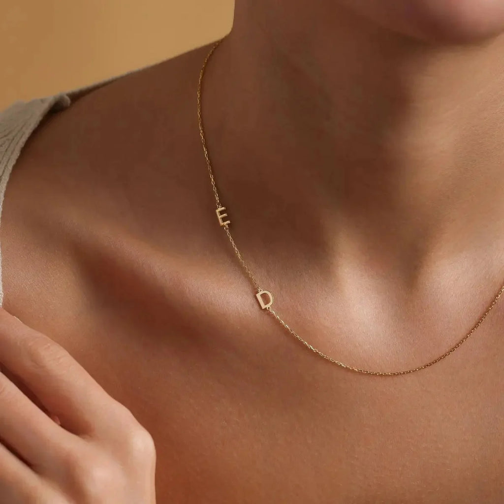 Collier Personnalisé avec Initiale Latérale — photo 3